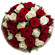 букет из красных и белых роз. Сумы