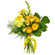 Желтый букет из роз и хризантем. Сумы